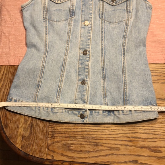 Early 1990”s long denim vest by Breaker - Picture 12 of 12